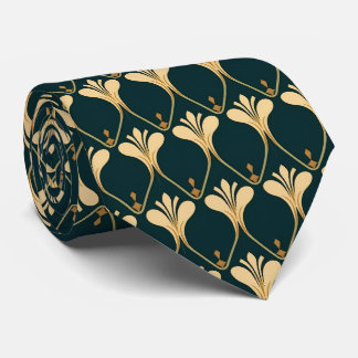 Elegant art deco pattern tiled tie