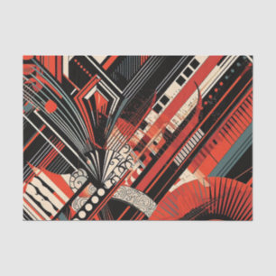 Elegant Art Deco pattern Tissue Paper