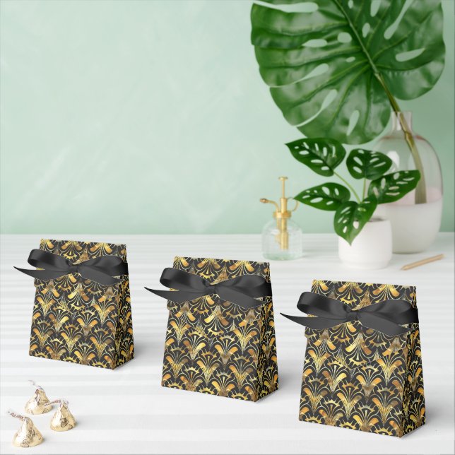 Elegant art deco tiled pattern  favor box (Multiple)