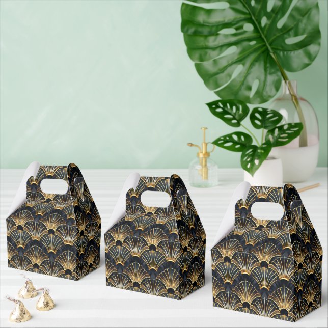 Elegant art deco tiled pattern  favor box (Multiple)