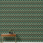 elegant art Deco tiled pattern Wallpaper<br><div class="desc">elegant art Deco tiled pattern Wallpaper</div>