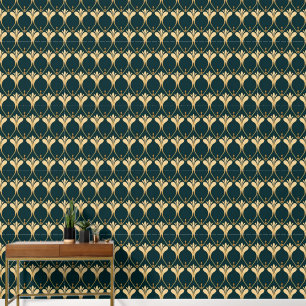 elegant art Deco tiled pattern  Wallpaper