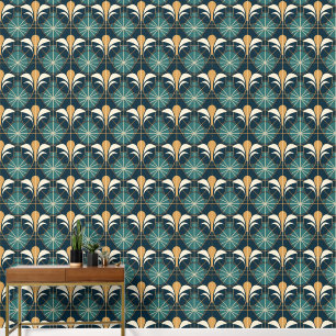 elegant art Deco tiled pattern  Wallpaper