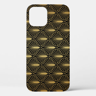 Elegant Art Deco: Vintage Abstract iPhone 12 Case