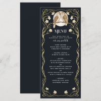 Elegant Art Nouveau Owls Wedding 