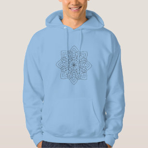 Elegant Artistic Pattern Hoodie – Minimal Design 