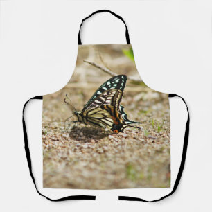 Elegant Asian Swallowtail Butterfly - Detailed Mac Apron