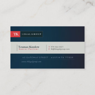 Elegant Attorney Business Card