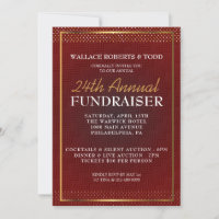 Elegant Auction Corporate Gala Fundraiser Invite