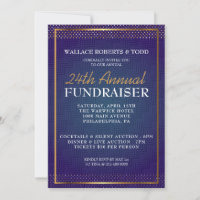 Elegant Auction Corporate Gala Fundraiser Invite