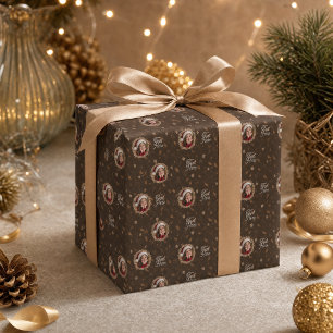 Elegant Autumn Botanical Seamless Pattern Wrapping Paper