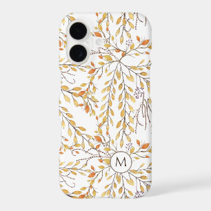 Elegant Autumn Foliage Pattern Personalized