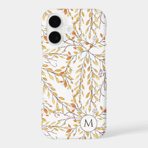 Elegant Autumn Foliage Pattern Personalized