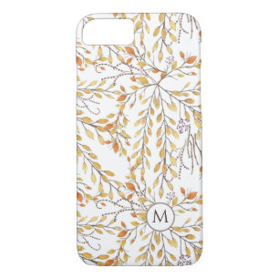 Elegant Autumn Foliage Pattern Personalized Case-Mate iPhone Case
