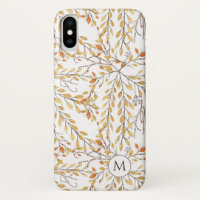 Elegant Autumn Foliage Pattern Personalized