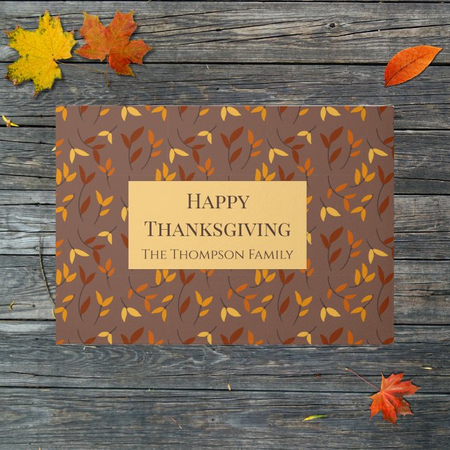 Elegant Autumn Leaf Doormat (Creator Uploaded)