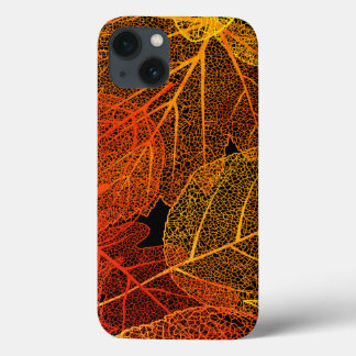 Elegant Autumn Leaves iPhone 13 Case