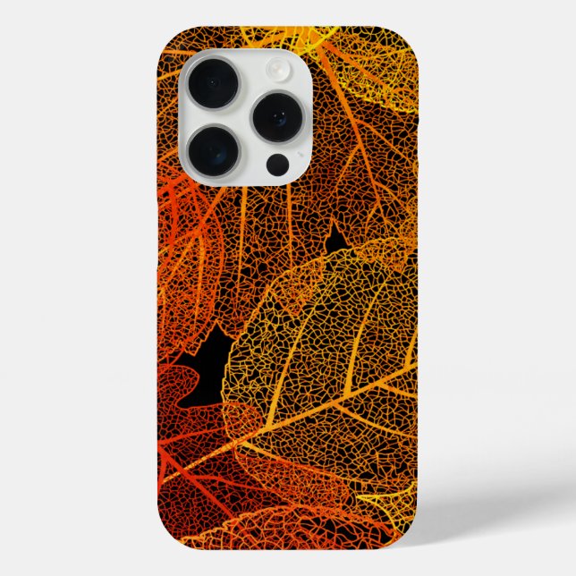 Elegant Autumn Leaves Case-Mate iPhone Case (Back)