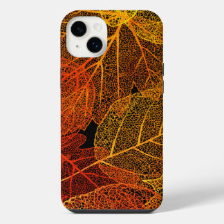 Elegant Autumn Leaves iPhone 14 Plus Case