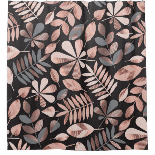 Elegant Autumn Leaves: Pastel Geometric