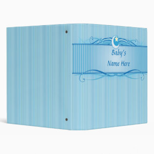 Elegant Baby Boy Keepsake Binder