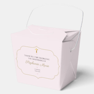 Elegant Baby Girl Christening Favour Box - Baptism