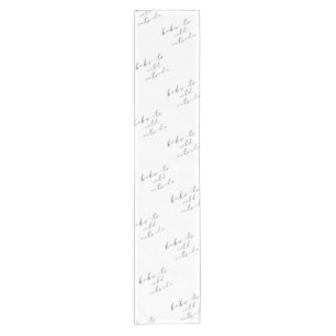 Elegant Baby It's Cold Outside Winter Shower line Short Table Runner