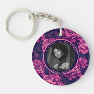 Elegant Baby Shower Gifts Peony Flower Keychain