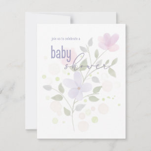 Elegant Baby Shower Invitation Template