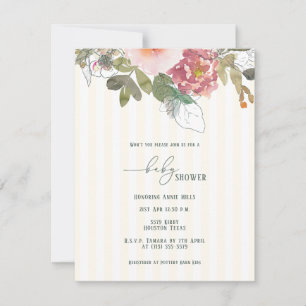 Elegant Baby Shower Invitation Template