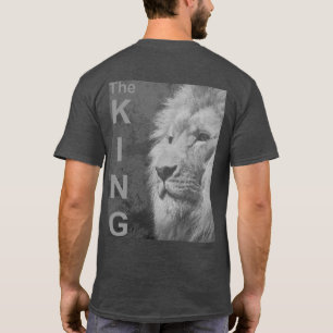 Elegant Back Print Modern Pop Art Lion Head Men's T-Shirt
