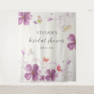 Elegant Baho He Gives Me Butterflies Bridal Shower Tapestry