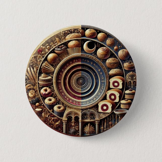 Elegant Baking 2 Inch Round Button (Front)