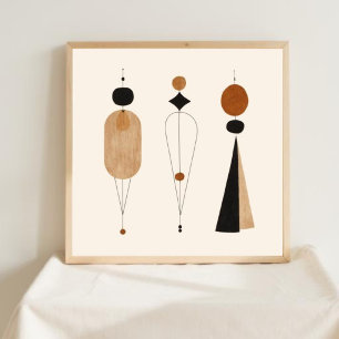 Elegant Balance – Feminine Abstract Wall Art  XVIX