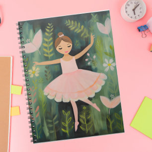 Elegant Ballerina Notebook