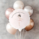 Elegant Ballerina Pink Birthday Party Balloon<br><div class="desc">Add a touch of elegance and whimsy to your little ballerina’s birthday with these Elegant Ballerina Pink Birthday Party Balloons! Featuring a charming ballet-inspired design in soft pink hues, these balloons are perfect for decorating your party space, creating a stunning balloon bouquet, or using as a photo backdrop. Whether for...</div>