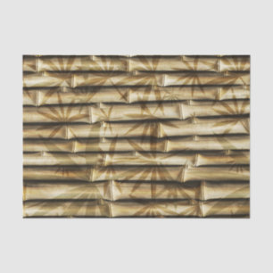 Elegant Bamboo Tropical Island Wood Tissue Paper