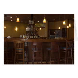Elegant Bar Blank Card