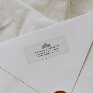 Elegant Barn Wedding Return Address