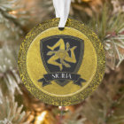 Elegant Baroque Gold Sicilian Trinacria