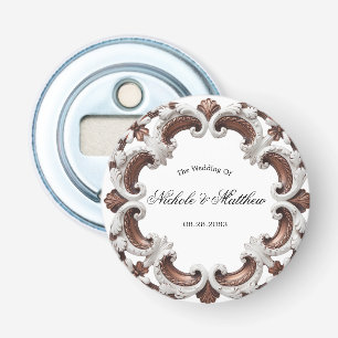 Elegant Baroque Wedding Favor Bottle Opener