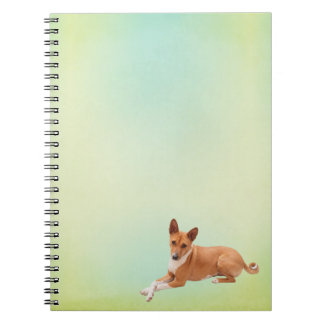 Elegant Basenji Dog Notebook
