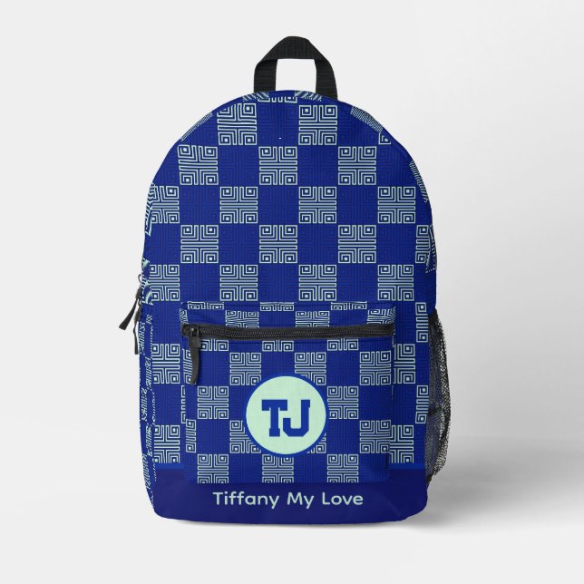 Elegant Basketball Coach Backpack (Front)