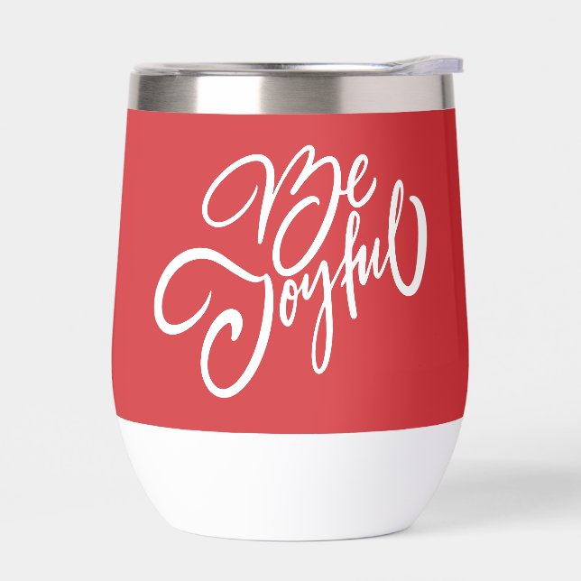 Elégant Be Joyful Holiday Design (Gauche)