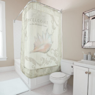 Elegant Beach Cottage Seashells Conch Shell Decor