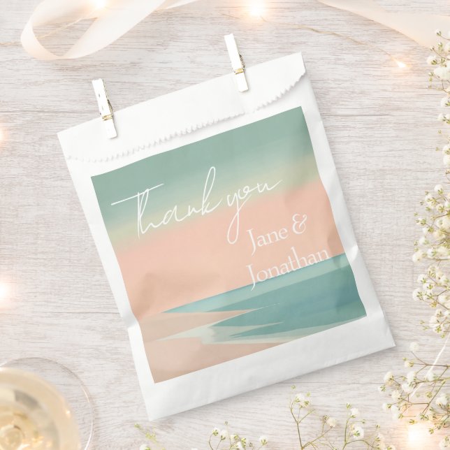 Elegant beach    favour bag (Clipped)