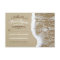 Elegant beach wedding RSVP card