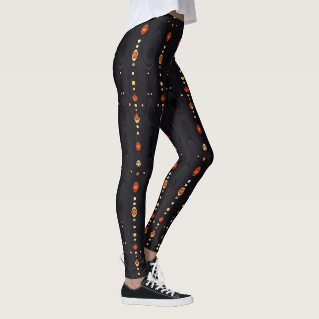 Elegant Bead Pattern Leggings (Right)