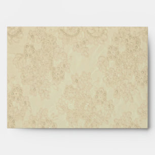 Elegant Beaded Lace Card Envelope