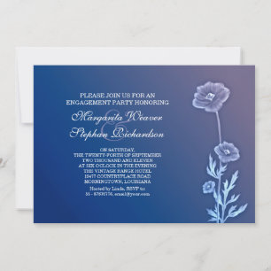 elegant beautiful engagement party invitations